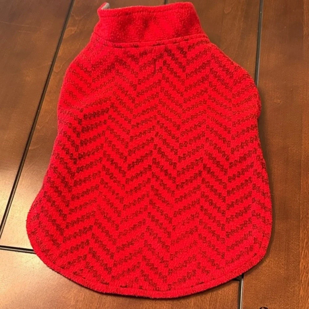 ❤️3 for $15!❤️ Chevron Patterned Dog Sweater in Red